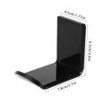 thumbnail image 4 of Headphone Wall Hanger Computer Headset Earphone Display Holder Acrylic Wall Mounted Hook, 4 of 9