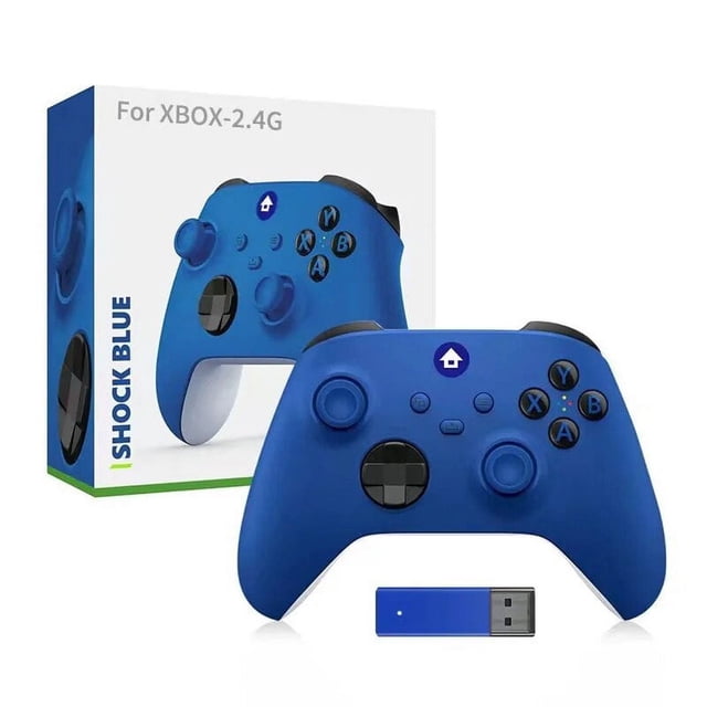 SUTENGDA Manette de Jeu Sans Fil pour Console Xbox One Series X/S, Joysticks avec Récepteur Adaptateur 2,4G pour PC Windows, Manette Camouflage Rouge