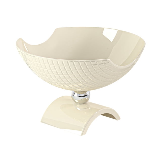 Yhmxh Fruit Plates High Value Lights Pitches Fruit Plates Household Living Room Coffee Table Candy Plates Upscale Snack Plates Placement Plates Kitchen Essentials Home and Kitchen Kitchen Tools