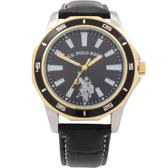 U.S Polo Assn. Men's Analog Watch with Black Strap
