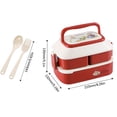 thumbnail image 2 of Czzoypi Lunch Box Double Plastic Children's Lunch Box Large Capacity Student Lunch Box Microwave Oven Adult Lunch Box BIG, 2 of 5