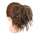 thumbnail image 4 of Chignon Désordonné Pièce de Cheveux Extension de Cheveux avec Bande Élastique Chignon Ondulé Extensions de Cheveux Synthétiques Chouchous Chignons Postiche pour Femmes, 4 of 7
