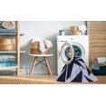 thumbnail image 2 of Ahgly Company Tapis d'Intérieur Lavable en Machine Carré Bleu Nuit, 4 Pieds Carré, 2 of 7
