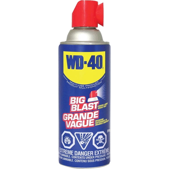 WD-40 Classic Multi-Use Product 01032 Aerosol Multipurpose Water Displacement Lubricant Spray with Big Blast Nozzle, 311g
