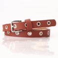 thumbnail image 4 of Ceinture de Taille Ajustable à la Mode en Similicuir à Multiples Trous Ceintures pour Femmes pour Jeans, 4 of 10