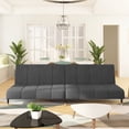 thumbnail image 1 of vidaXL Canapé-Lit pour Adultes 2 Places - Velours Gris Foncé, 1 of 5