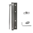 thumbnail image 1 of Riforla Ensemble de Fermeture Automatique de Porte avec Ressort en Acier Inoxydable Angle d'Ouverture 150 Charnière à Fermeture Automatique Réglable Fermeture Automatique de Porte (avec Bras de Levier) Vis Positionneur C, 1 of 8