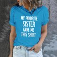 thumbnail image 1 of XZNGL Womens Funny Printed Pattern Casual Fashion Soild Color Short Sleeve Tops Blouse, 1 of 1