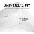 thumbnail image 3 of 600 Thread Count 3 Piece (1- Fitted Sheet + 2- Pillow cover) Quality 24 Inch Deep Pocket 100% Egyptian Cotton Solid Pattern, 3 of 4