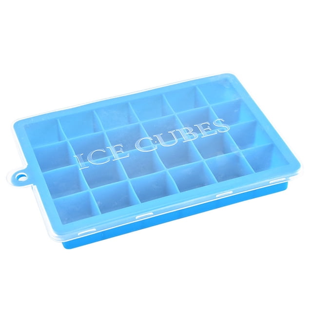 Yhmxh Ice Cube Tray Ice Tray Ice Maker 24- Ice Tray Ice Storage Container Dish Towel