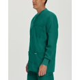 thumbnail image 1 of Landau Essentials Vestes de Sarrau à 5 Poches pour Hommes - Coupe Classique Décontractée, Col Ras du Cou, devant à Boutons-Pression, Sarraus d'Échauffement 7551, 1 of 5