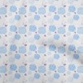 thumbnail image 1 of oneOone Silk Tabby Light Blue Fabric Floral Craft Projects Decor Fabric Printed By The Yard 42 Inch Wide, 1 of 4