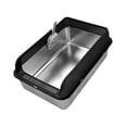 thumbnail image 4 of DOLITY Cat Litter Box Anti Splashing Sturdy Kitty Litter Pan for Kittens Kitty Cats Black, 4 of 9