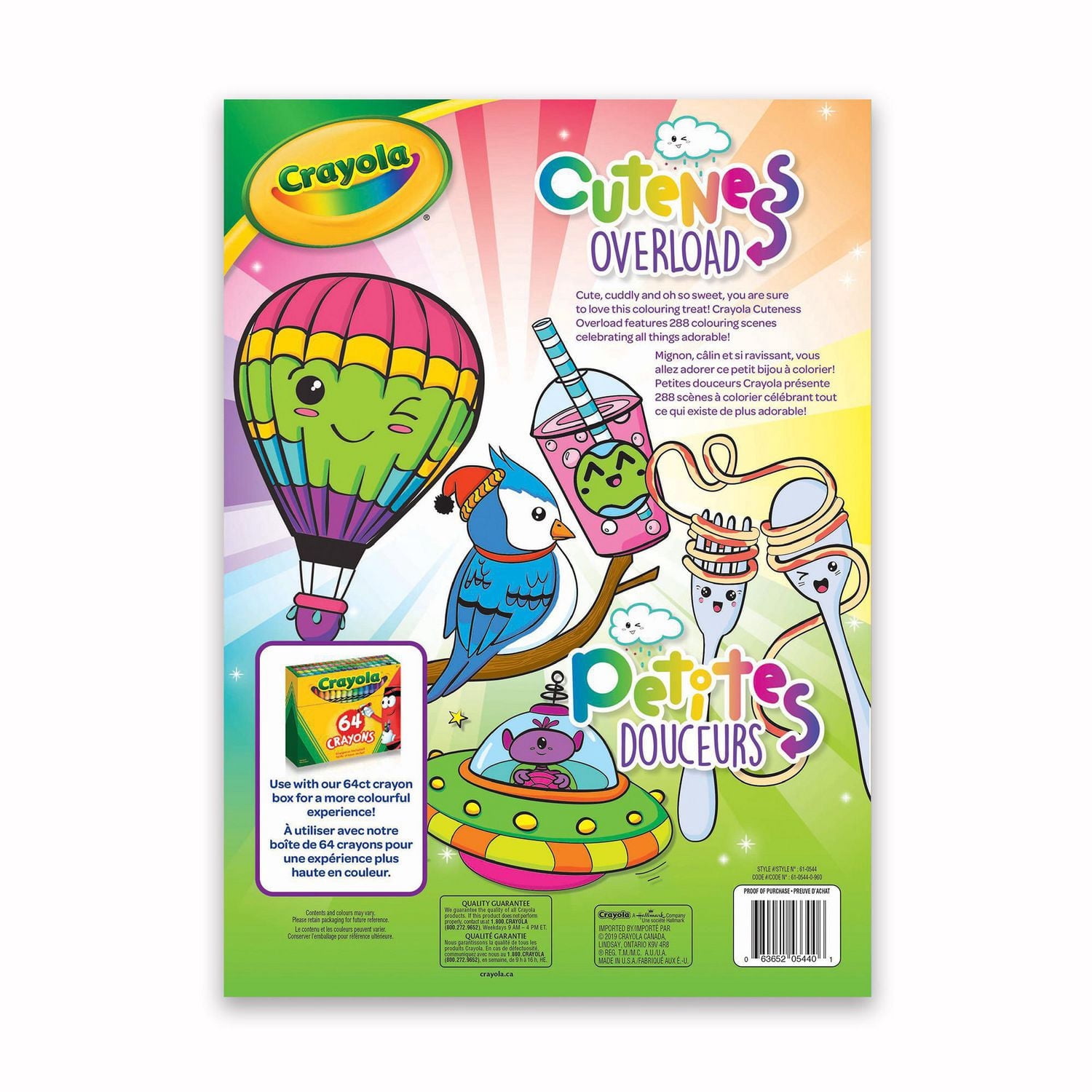 Cahier à colorier Crayola, 288 pages