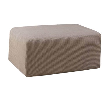 Rectangle Storage Stool Slipcovers Footstool Slip Covers Footrest Sofa Cover L Brownness