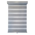 thumbnail image 1 of ITY - Olivia Stone - Alternate Zebra Blinds Window Shade Cordless Grey 17"x 84", 1 of 4