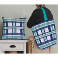 thumbnail image 5 of Soimoi Green Poly Georgette Fabric Gingham Check Decor Fabric Printed Yard 52 Inch Wide, 5 of 5