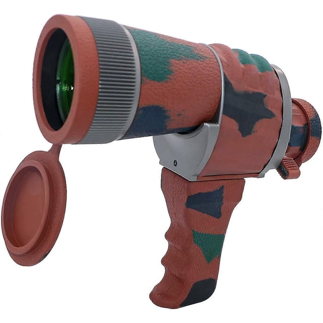 10 * 50HD High Resolution Monocular Binoculars with Night Vision Waterproof for Climbing Bird Watching Concert Football Game Camouflage