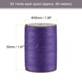 thumbnail image 2 of Unique Bargains Thin Waxed Thread 93 Yards 0.65mm Polyester String Cord for Machine Sewing Hand Quilting Weaving, Medium Purple, 2 of 5