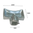 thumbnail image 4 of Clé de valve d'Échappement de Radiateur Carrée 55mm Accessoires de Radiateur Matériau en Alliage de zinc, 4 of 9