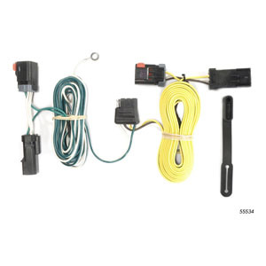 Curt Hitch 55534 Trailer Wiring Connector  T Connector; With 4-Way Flat Trailer Connector