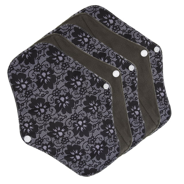 Reusable Menstrual Cloth Pads, Washable Sanitary Pads Incontinence Pads Soft Use Cloth Panty Pads Light For Women For Menstrual Period