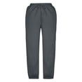 thumbnail image 4 of Plebaso Pantalon de Survêtement à Bas Resserré pour Garçons et Filles, Cordon de Serrage, Taille Haute, Pantalon Jogger, Pantalon de Course Athlétique, 4 of 6