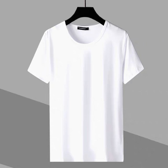 Lefu Mode Hommes T-Shirts à Manches Courtes Col Rond Ajusté Décontracté