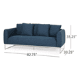 thumbnail image 3 of Navy Blue Sofa, 3 of 5