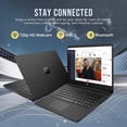 thumbnail image 4 of HP Stream 14" HD Laptop, Intel Celeron N4120, 8GB RAM, 128GB eMMC, Intel UHD Graphics, Webcam, 1 Year Office 365, Black, Win 11 S, 128GB Hotface USB Card, 4 of 7
