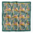 thumbnail image 3 of Bimba Womens Rectangular Printed Cotton Voile Scarf Neck Head Wrap-40 x 80 Inches, 3 of 7