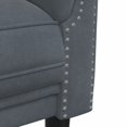 thumbnail image 5 of vidaXL Sofa 3-Seater Dark Grey Velvet, 5 of 5