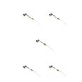 thumbnail image 1 of yingyy Model Railway Lamp Outdoor 1:87 Scale Streetlight Building LED Park Light Garden Yard Building Layout Decorations Type A Green 5Set, 1 of 6