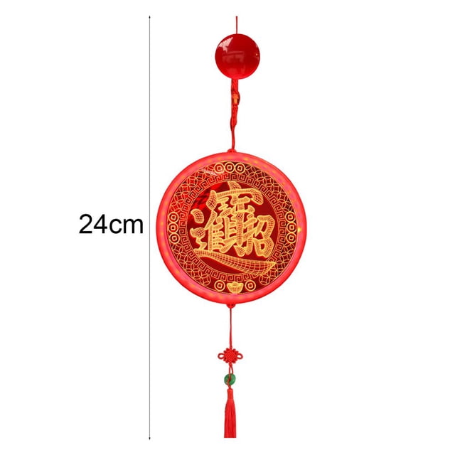 Spring Festival Light Decorative Nice-looking Acrylic Add Festive Touch 2022 LED Chinese Lantern Lamp Home Decor