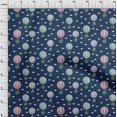 thumbnail image 4 of oneOone Cotton Poplin Blue Fabric Circus Craft Projects Decor Fabric Printed By The Yard 56 Inch Wide, 4 of 5