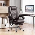 thumbnail image 2 of Vinsetto Massage Office Chair, Reclining Gaming Chair, Dark Brown, 2 of 10