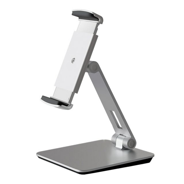 360掳 Adjustable Desk Bracket Holder Stand For Tablet silver