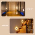thumbnail image 4 of Under Cabinet Lights Led Motion Sensor Cabinet Light,Under Counter Closet Lighting,Wireless Usb Rechargeable Kitchen Night Lights,Battery Powered Operated Light,8Led Light Under Cabinet Lighting, 4 of 8