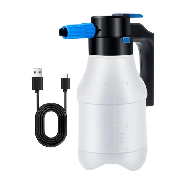Ruiboury 1.5L Electric Pressurized Foam Sprayer for Car Washing Kitchen Cleaning