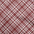 thumbnail image 1 of oneOone Cotton Flex Maroon Fabric Check Craft Projects Decor Fabric Printed By The Yard 40 Inch Wide, 1 of 4
