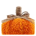 thumbnail image 3 of Way To Celebrate Sherpa Pumpkin Decoration, Diameter 3 inch, Orange colour, 3 of 4