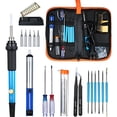 thumbnail image 1 of Ensemble de 20 Pcs de Fer à Souder Électronique avec Outils de Réparation Électroniques à Température Réglable, 1 of 8