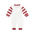 thumbnail image 3 of Faithtur Vêtements de Nuit Parent-Enfant Xmas Col Rond Imprimé Élan Hauts Pantalons, 3 of 7