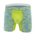 thumbnail image 1 of zbxnLI Men's Boxer Briefs Stretch Long Leg Compression Underwear Breathable Comfort Soft Underpants with Fly, 1 of 2