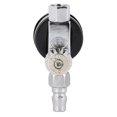 thumbnail image 1 of Hilitand Air Regulator With Pressure Gauge,Mini Adjustable Spray Air Regulator With Pressure Gauge Diaphragm Control Auto Paint, 1 of 8