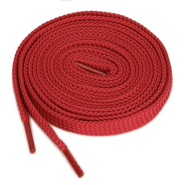 2 Pairs Double Layer Hollow Shoestrings Elastic Flat Shoelaces for Red