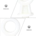 thumbnail image 2 of 50 Pcs Rouleaux de Tringle en Plastique Rail de Rideau Roues pour Fenêtre Porte Rideaux de Douche (Beige), 2 of 8