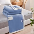 thumbnail image 4 of Flannel Air Conditioner Blanket | Microfiber Fleece Throw for Couch, Sofa, or Bed | Soft Lightweight Indoor Blanket for Warmth in Spring, Summer, Winter | Fade and Wrinkle Resistant Home Bedding, 4 of 8