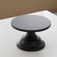 thumbnail image 2 of Gkeoshab Desktop Ornament Dessert Table High Leg Tray Black Cake Tray Fruit Inventory Heart Plate Cake Rack Home & Garden, 2 of 3