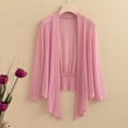 thumbnail image 4 of Yuyuzo Womens Cropped Cardigans for Dresses Long Sleeve Open Front Lightweight Knit Sweaters, 4 of 4